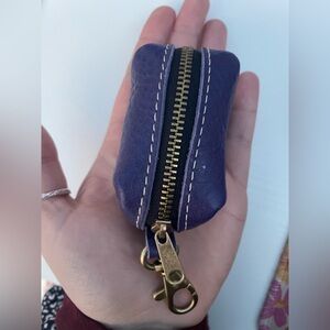 Portland Leather Dopp Keychain Violet
